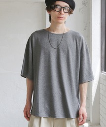 improves | ボートネック 裾ラウンド 半袖Tシャツ(Tシャツ/カットソー)