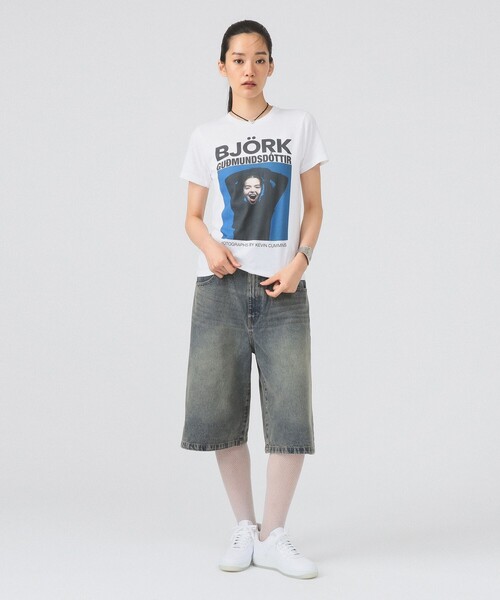 別注】Kevin Cummins / 「Bjork」Photo T③（Tシャツ/カットソー