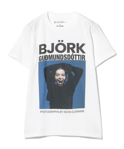 tシャツ 「別注」Kevin Cummins / 「Bjork」Photo T(3) レディース 別注】Kevin Cummins / 「Bjork」Photo T③（Tシャツ/カットソー
