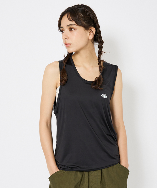 Dickies(ディッキーズ)の「【DICKIES/ディッキーズ】冷感インナークルーノースリーブ/冷感タンクトップ 81026900/81027000インナー/接触冷感 吸水速乾 インナー クイックドライ /ノースリーブ&タンクトップ(タンクトップ・メンズ・ブラック系その他/ブラック系その他2・M/L)」の5枚目の写真