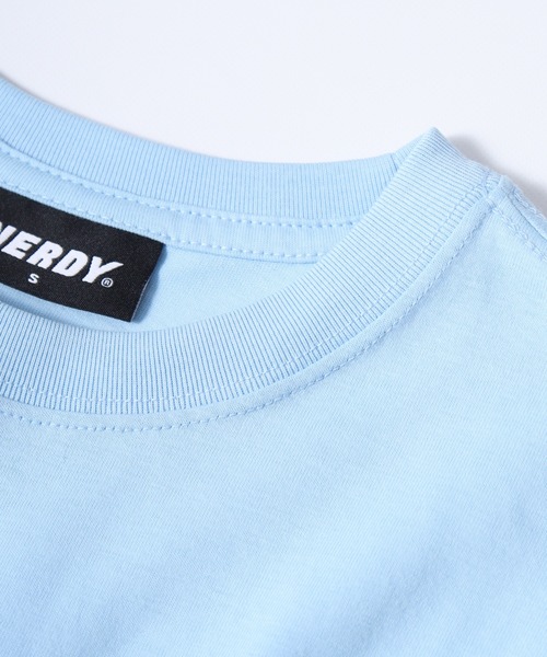 NERDY（ノルディ）の「ブレンクビッグロゴ Tシャツ（Tシャツ/カットソー・メンズ・ブラック/パープル/ブルー/ホワイト・L/M/S）」の22枚目の写真