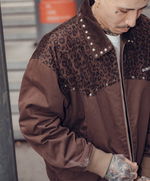 Subciety（サブサエティ）の「Studs western jkt（その他アウター・メンズ・ブラウン/ブラック・X-LARGE/LARGE/MEDIUM/SMALL）」の2枚目の写真
