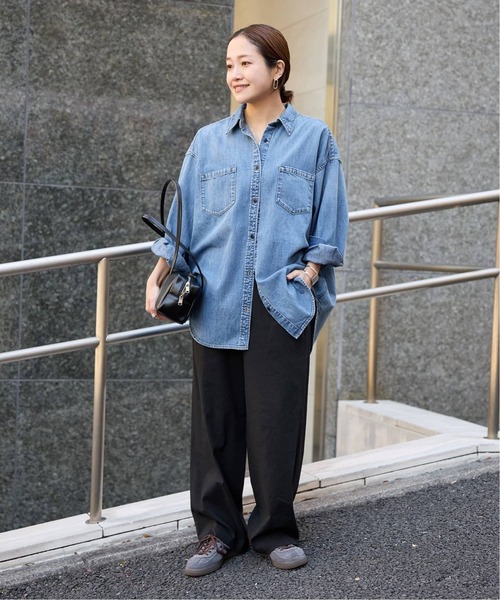 JOURNAL STANDARD(ジャーナルスタンダード)の「《追加5》ウォッシャブルコットンリネンVIS ストレートパンツ(その他パンツ・レディース・ブラック/オートミール/ダークブルー/ライトグレー・36/38/40)」の22枚目の写真