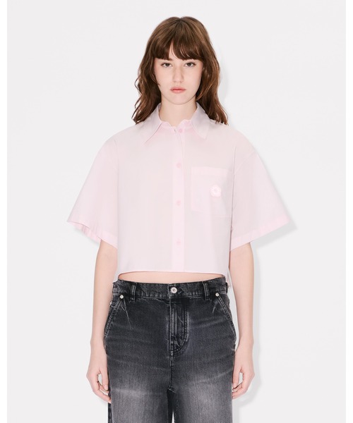 KENZO（ケンゾー）の「'Boke Flower 2.0' ショート ドロップド コットン シャツ（シャツ/ブラウス・レディース・ピンク系その他・36）」の3枚目の写真