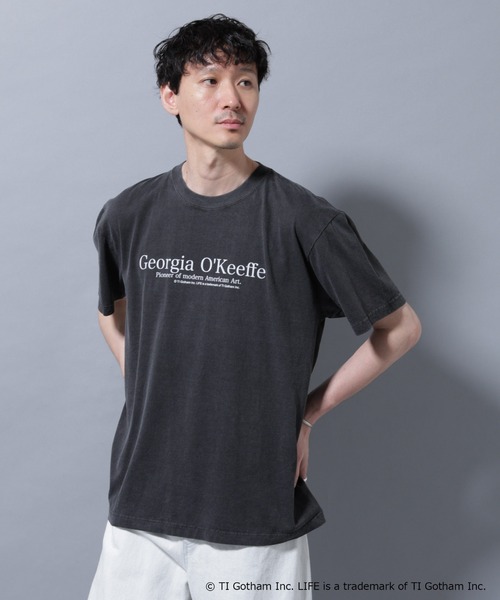 NANO universe(ナノユニバース)の「「着るアート」LIFE PICTURE COLLECTION フォトT 2(Tシャツ/カットソー・メンズ・ブラック・L/M)」の1枚目の写真