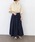 Marilyn Moon�i�}���������[���j�́uSheer jabot lace blouse�i�V���c/�u���E�X�j�v�b�A�C�{���[