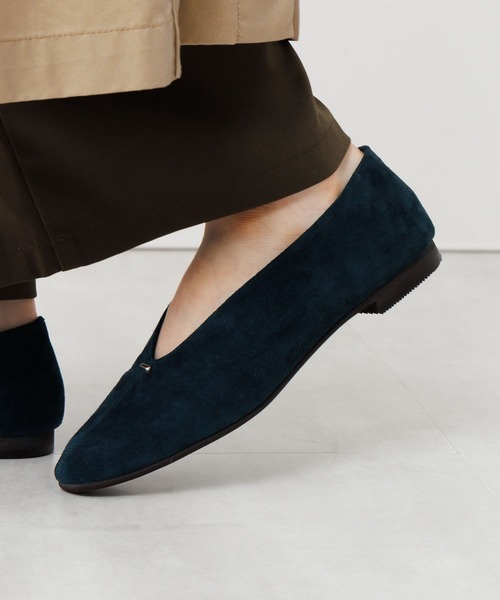 HIMIKO（ヒミコ）の「【HIMIKO】メタルフラットパンプス/651326（パンプス・レディース・グレー/ブラウン/ブルーグリーン/ブラック/マルチ/アイボリー/グリーン・25.5cm/24.5cm/24.0cm/23.5cm/22.5cm/22.0cm/25.0cm/26.0cm/23.0cm/21.5cm/26.5cm）」の6枚目の写真