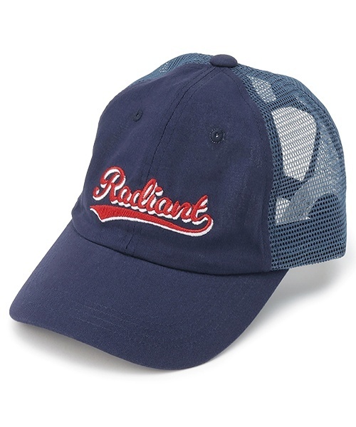 LOVETOXIC(ラブトキシック)の「【LTXC】チアロゴメッシュキャップ(キャップ・キッズ・オフホワイト/ネイビー/ブラック・F)」の1枚目の写真