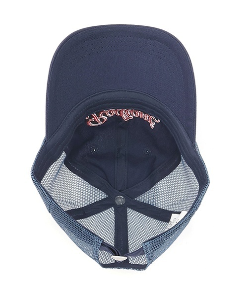 LOVETOXIC(ラブトキシック)の「【LTXC】チアロゴメッシュキャップ(キャップ・キッズ・オフホワイト/ネイビー/ブラック・F)」の8枚目の写真