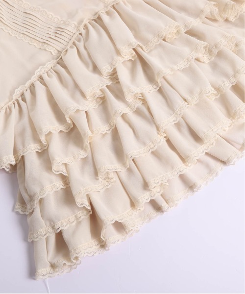 AMELY（エミリー）の「シフォンフリル レーストップス（その他トップス・レディース・ベージュ/グレー/ブラック・フリー）」の20枚目の写真
