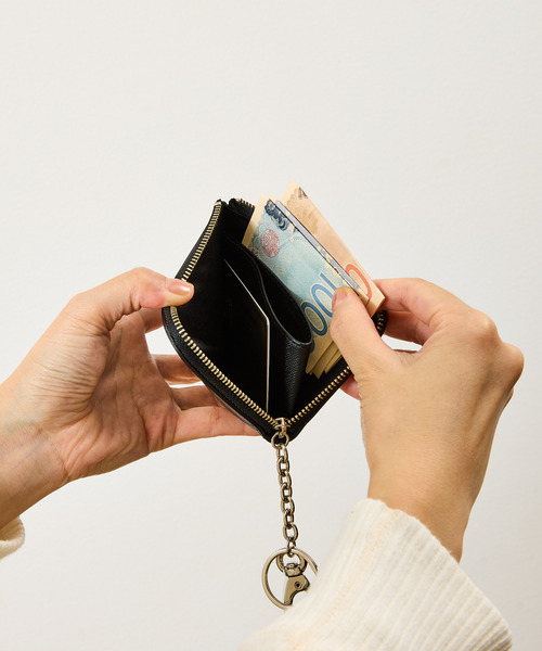 PADRONE パドローネ / Coin case 02 (with key chain) モストロレザーコンパクトウォレット 日本製牛革財布 / PG9995-5008