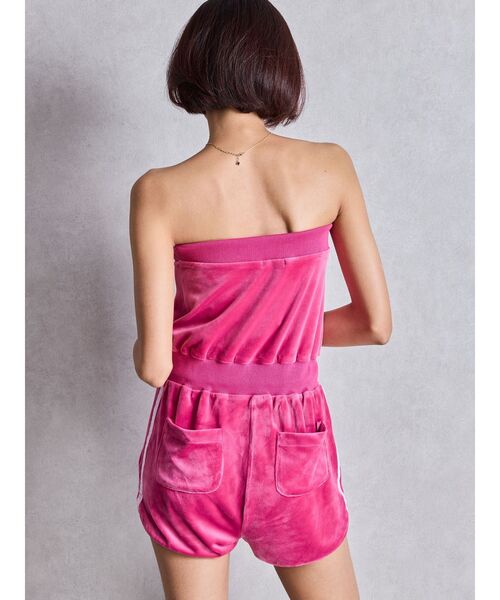 GYDA(ジェイダ)の「GYDAベロアベアロンパース(ワンピース・レディース・オフホワイト/ピンク/ブラック・FREE)」の17枚目の写真