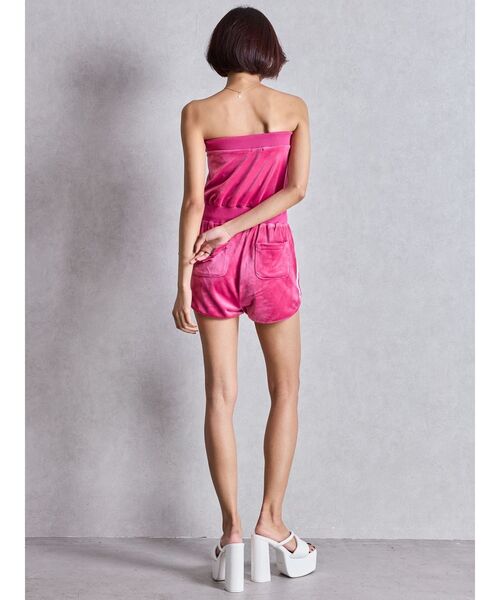 GYDA(ジェイダ)の「GYDAベロアベアロンパース(ワンピース・レディース・オフホワイト/ピンク/ブラック・FREE)」の14枚目の写真