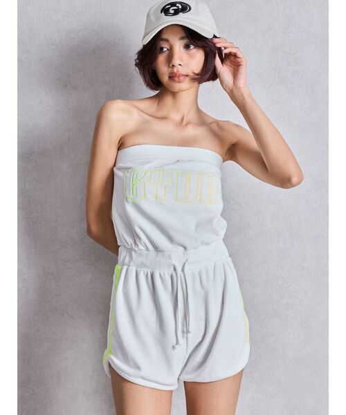 GYDAロンパース GYDA（ジェイダ）の「フロントZIPパラシュートロンパース