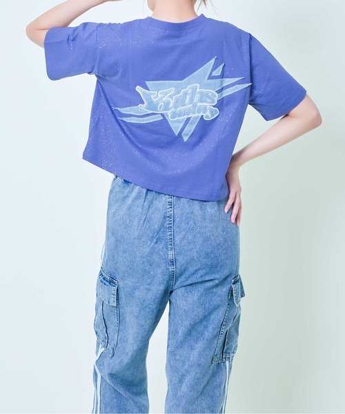 GORGE(ゴージ)の「《星モチーフ×インパクトロゴ》レディース 半袖Tシャツ ストリート 春夏秋(Tシャツ/カットソー・レディース・ブルー/グレー/スミクロ・F)」の8枚目の写真
