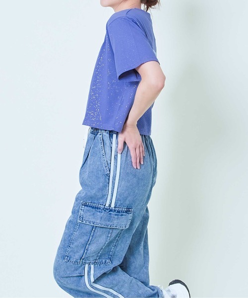 GORGE(ゴージ)の「《星モチーフ×インパクトロゴ》レディース 半袖Tシャツ ストリート 春夏秋(Tシャツ/カットソー・レディース・ブルー/グレー/スミクロ・F)」の11枚目の写真