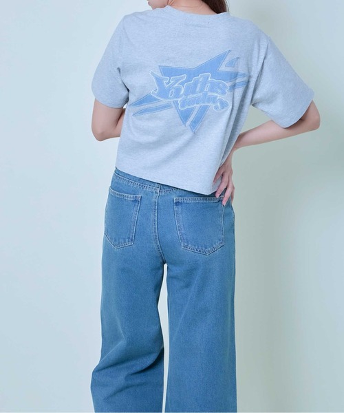 GORGE(ゴージ)の「《星モチーフ×インパクトロゴ》レディース 半袖Tシャツ ストリート 春夏秋(Tシャツ/カットソー・レディース・ブルー/グレー/スミクロ・F)」の16枚目の写真