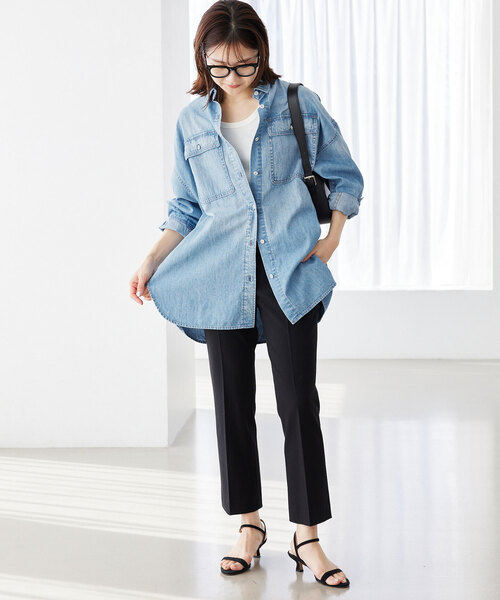 追加2》Healthy DENIM/ヘルシーデニム SLOBE別注 ビッグシャツ ALMOND