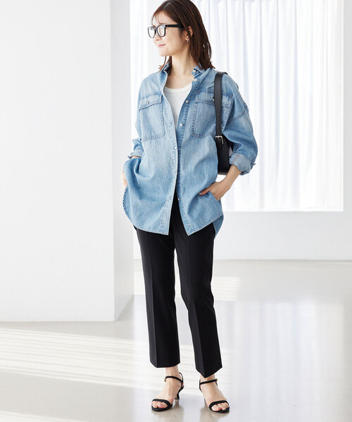 追加2》Healthy DENIM/ヘルシーデニム SLOBE別注 ビッグシャツ ALMOND