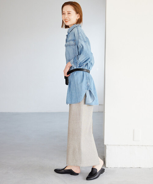 SLOBE IENA 【Healthy DENIM SLOBE別注ビッグシャツ】 Healthy DENIM/ヘルシーデニム】SLOBE別注 ビッグシャツ（シャツ