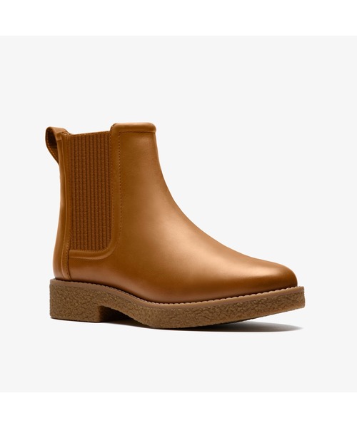 Clarks(クラークス)の「Nella Top / ネラトップ(タンレザー)(ブーツ・レディース・ブラウン・UK5.5/UK6/UK4/UK3.5/UK4.5/UK3/UK5)」の4枚目の写真