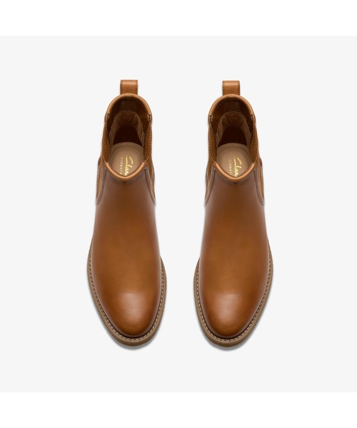 Clarks(クラークス)の「Nella Top / ネラトップ(タンレザー)(ブーツ・レディース・ブラウン・UK5.5/UK6/UK4/UK3.5/UK4.5/UK3/UK5)」の6枚目の写真