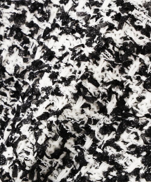 NATURAL BEAUTY BASIC（ナチュラルビューティーベーシック）の「◇ツイーディーニットジレ（カーディガン/ボレロ・レディース・ブラック系その他/オフホワイト/ネイビー・FREE）」の4枚目の写真