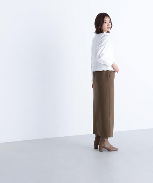 NATURAL BEAUTY BASIC（ナチュラルビューティーベーシック）の「◇ツイーディーニットジレ（カーディガン/ボレロ・レディース・ブラック系その他/オフホワイト/ネイビー・FREE）」の14枚目の写真