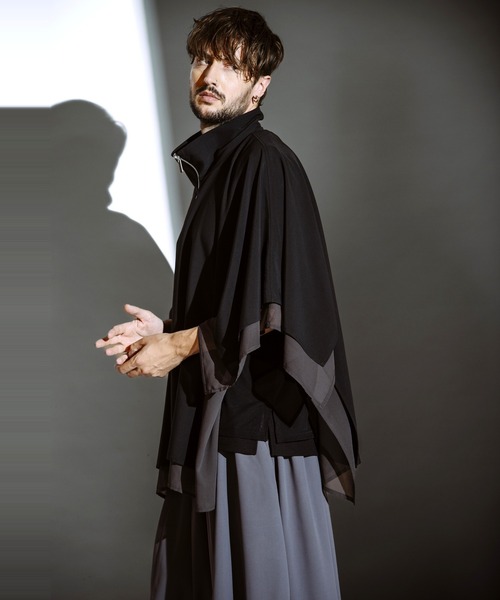 NO ID.（ノーアイディ）の「【NO ID.】Half Zip Reversible Pullover / ハーフ ジップ リバーシブル プルオーバー（Tシャツ/カットソー・メンズ・ブラック/グレー・ONE SIZE）」の14枚目の写真