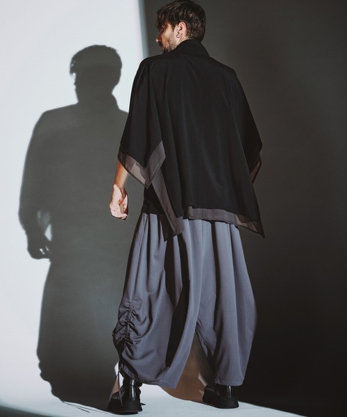 NO ID.（ノーアイディ）の「【NO ID.】Half Zip Reversible Pullover / ハーフ ジップ リバーシブル プルオーバー（Tシャツ/カットソー・メンズ・ブラック/グレー・ONE SIZE）」の10枚目の写真