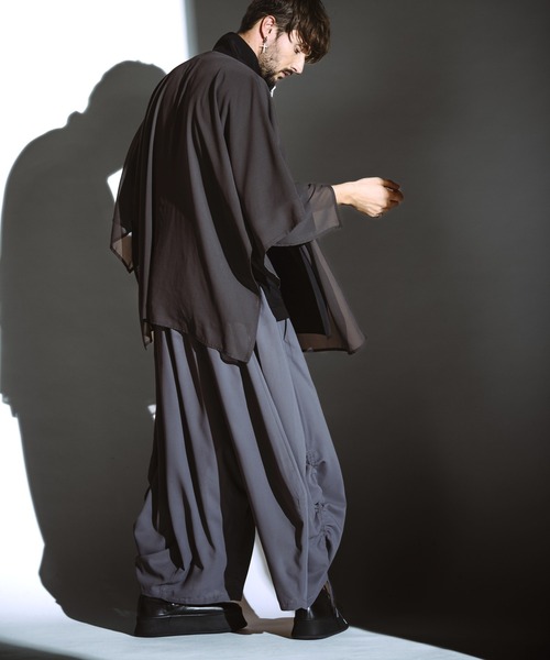 NO ID.（ノーアイディ）の「【NO ID.】Half Zip Reversible Pullover / ハーフ ジップ リバーシブル プルオーバー（Tシャツ/カットソー・メンズ・ブラック/グレー・ONE SIZE）」の6枚目の写真