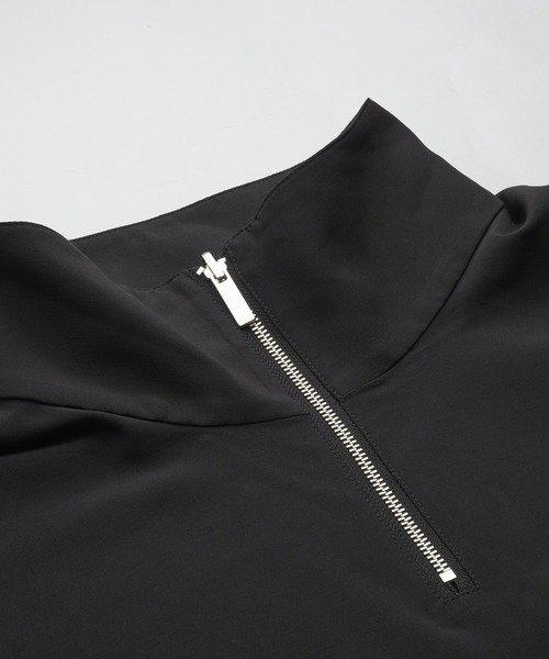 NO ID.（ノーアイディ）の「【NO ID.】Half Zip Reversible Pullover / ハーフ ジップ リバーシブル プルオーバー（Tシャツ/カットソー・メンズ・ブラック/グレー・ONE SIZE）」の7枚目の写真