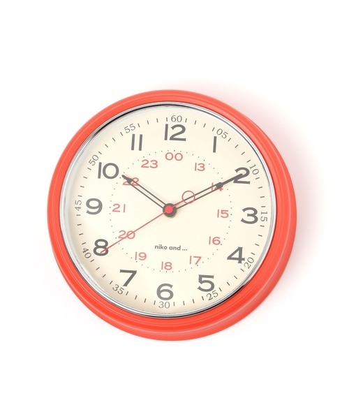 niko and...（ニコアンド）の「オリジナル ニコロゴウォールクロック（掛け時計・レディース・オレンジ/アイボリー/ブラック・0）」の21枚目の写真