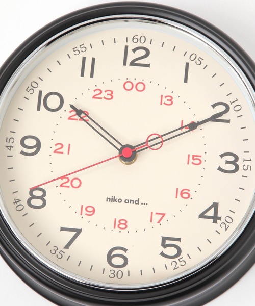 オリジナル ニコロゴウォールクロック（掛け時計）｜niko and