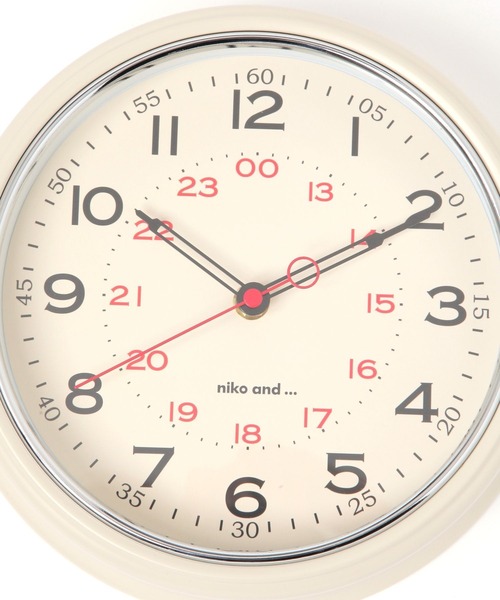 オリジナル ニコロゴウォールクロック（掛け時計）｜niko and