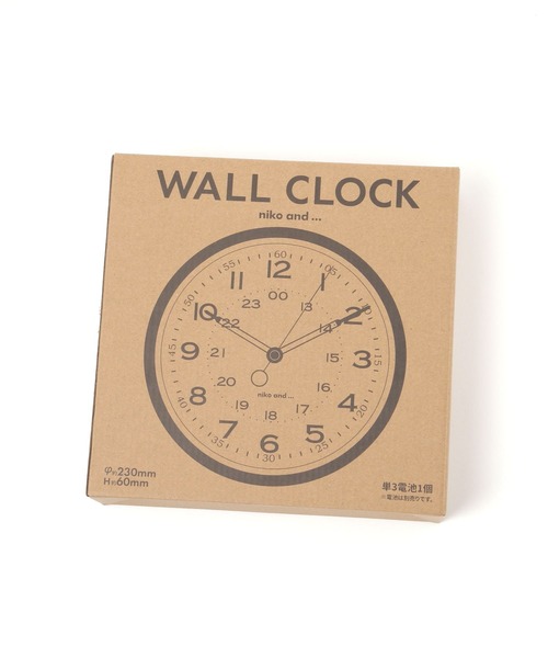 niko and...（ニコアンド）の「オリジナル ニコロゴウォールクロック（掛け時計・レディース・オレンジ/アイボリー/ブラック・0）」の16枚目の写真