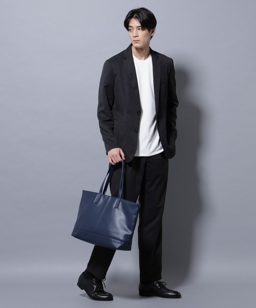 NANO universe（ナノユニバース）の「ピーチツイルセットアップ（セットアップ・メンズ・ダークブラウン/ネイビー/ダークグレー・S/M/L/XL）」の2枚目の写真