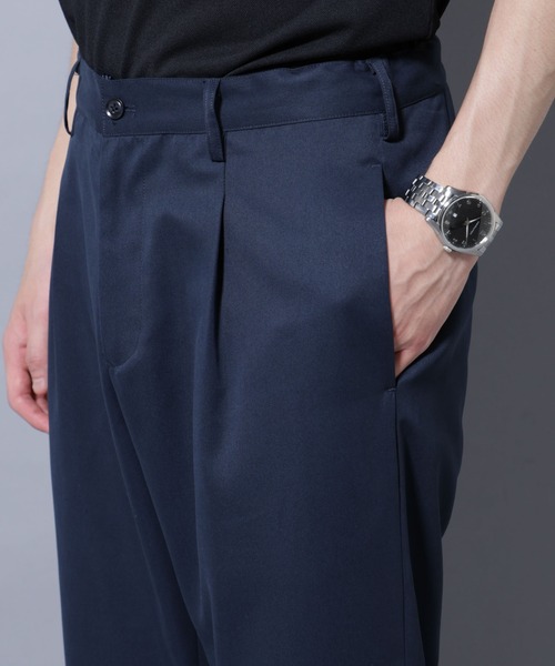 NANO universe（ナノユニバース）の「ピーチツイルセットアップ（セットアップ・メンズ・ダークブラウン/ネイビー/ダークグレー・S/M/L/XL）」の4枚目の写真