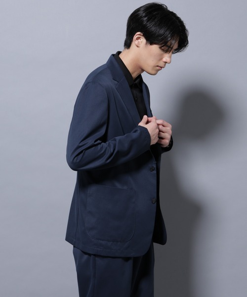 NANO universe（ナノユニバース）の「ピーチツイルセットアップ（セットアップ・メンズ・ダークブラウン/ネイビー/ダークグレー・S/M/L/XL）」の18枚目の写真