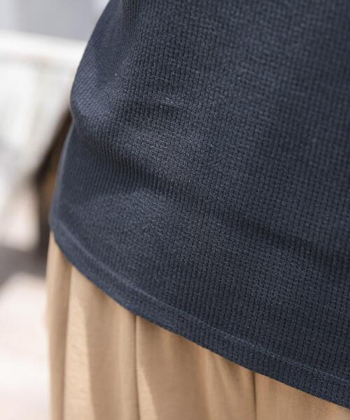 FORK&SPOON（フォークアンドスプーン）の「FORK&SPOON　ミニワッフルノースリーブTシャツ（Tシャツ/カットソー・レディース・オフホワイト/ブラック/イエロー系その他・1）」の17枚目の写真