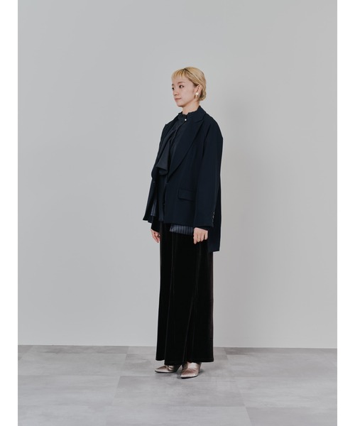 DOLLUPOOPS（ドールアップウップス）の「ベロアフレアパンツ（その他パンツ・レディース・ブルー/ピンク/ブラウン・38）」の6枚目の写真