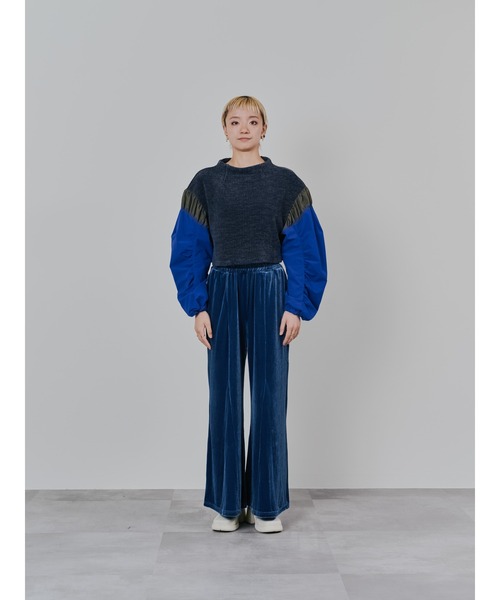 DOLLUPOOPS（ドールアップウップス）の「ベロアフレアパンツ（その他パンツ・レディース・ブルー/ピンク/ブラウン・38）」の15枚目の写真