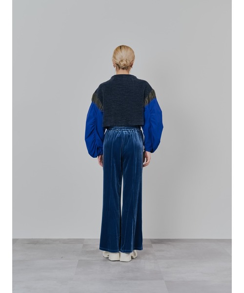 DOLLUPOOPS（ドールアップウップス）の「ベロアフレアパンツ（その他パンツ・レディース・ブルー/ピンク/ブラウン・38）」の18枚目の写真