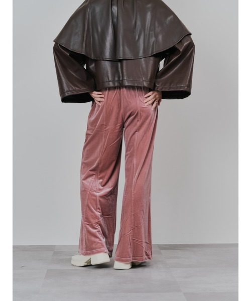 DOLLUPOOPS（ドールアップウップス）の「ベロアフレアパンツ（その他パンツ・レディース・ブルー/ピンク/ブラウン・38）」の20枚目の写真