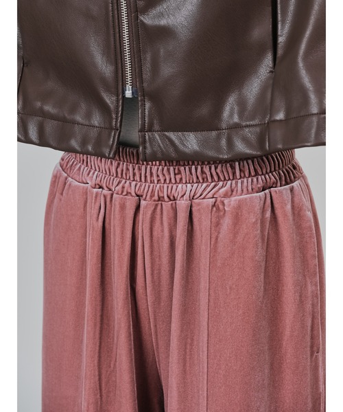 DOLLUPOOPS（ドールアップウップス）の「ベロアフレアパンツ（その他パンツ・レディース・ブルー/ピンク/ブラウン・38）」の21枚目の写真