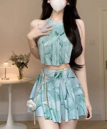 gossip！ロサンゼルス（ゴシップロサンゼルス）の「ボタニカルパターン アメスリセパレートスイムウェア（水着・レディース）」