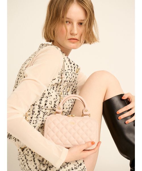 FURFUR(ファーファー)の「ロゴシアープルオーバー(Tシャツ/カットソー・レディース・ドット/ベージュ/サックスブルー/ブラック/アイボリー・F)」の2枚目の写真