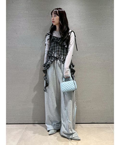 FURFUR(ファーファー)の「ロゴシアープルオーバー(Tシャツ/カットソー・レディース・ドット/ベージュ/サックスブルー/ブラック/アイボリー・F)」の19枚目の写真