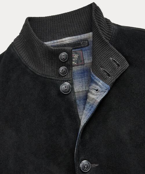 スエード ボンバー ジャケット（その他アウター）｜RRL（ダブル アール