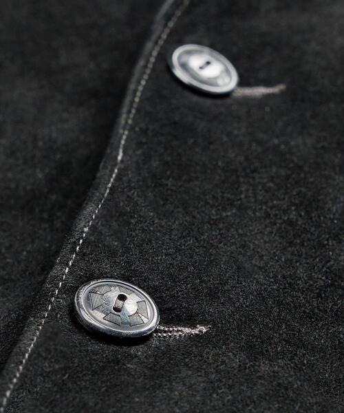 RRL(ダブル アール エル)の「スエード ボンバー ジャケット(その他アウター・メンズ・ブラック系1・L/XXL/XS/XL/S/M)」の4枚目の写真